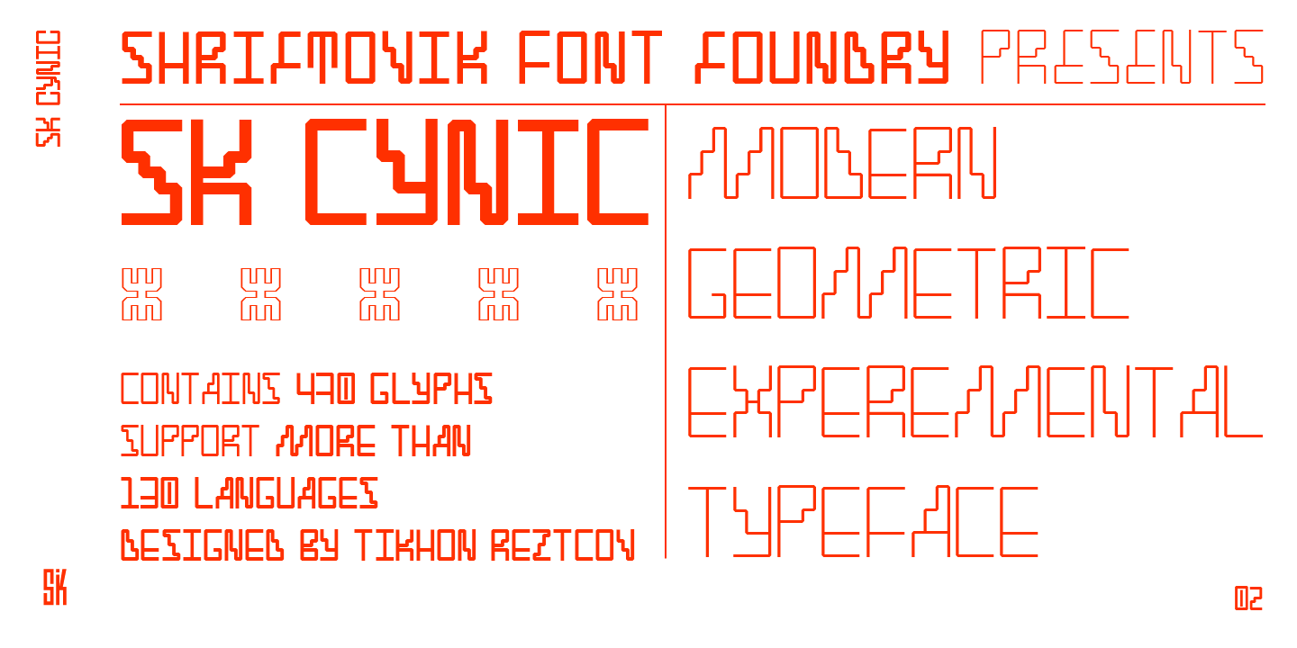 Ejemplo de fuente SK Cynic #11